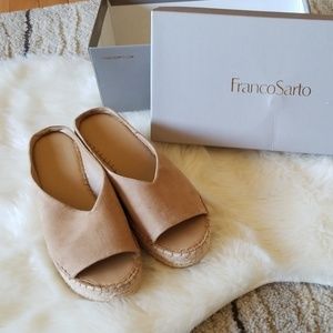 Franco Sarto Wedge Sandals + original box